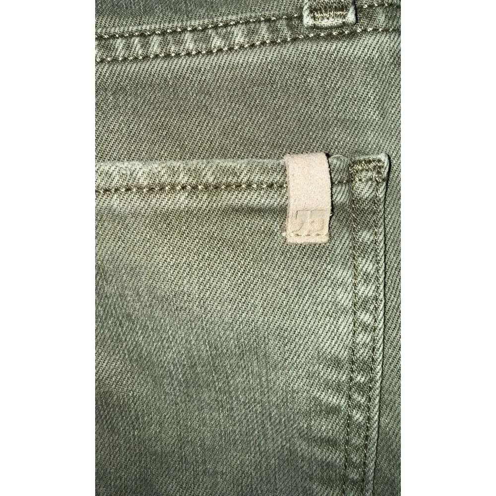 Joe's Jeans The Blake High Rise Wide Leg Crop Jeans Burnt Olive Green Size 26 - Picture 7 of 11